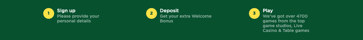 Welkomstbonus activeren